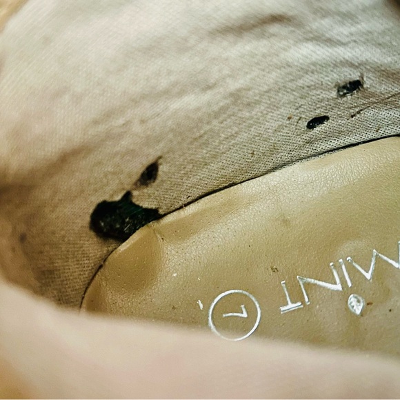 MINT Brown Faux Suede Lace Up Heeled Ankle Boots with Tassels, US 7 - Picture 7 of 7